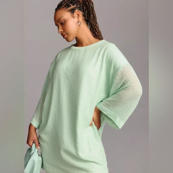 Anthropologie Let Me Be Sequin Shift Mini Dress NWT - Picture 3 of 15